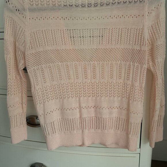 Maison Jules Light Pink Knit Cardigan - Picture 5 of 8